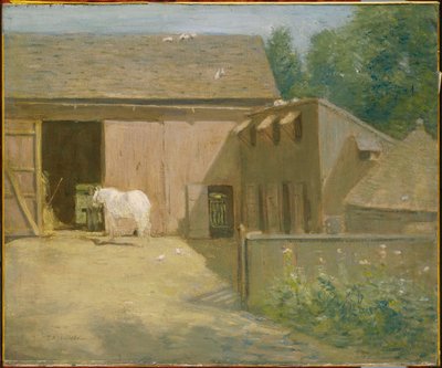 New England Bauernhof von J. Alden Weir