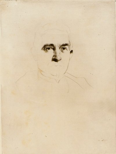 Porträt von Oberst H.C. Weir (Agricola) von J. Alden Weir