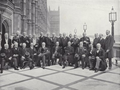 Gruppe von Peers und Abgeordneten von J. Benjamin Stone