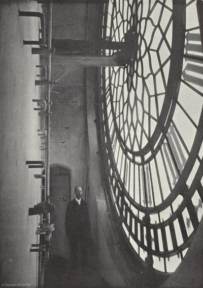 Innere Ansicht des Zifferblatts von Big Ben von J. Benjamin Stone