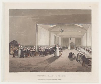 Speisesaal, Asyl, 1. Februar 1808 von J. Bluck