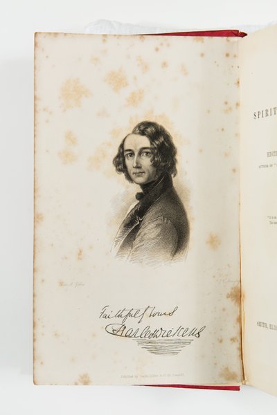 Gravur von Charles Dickens in A New Spirit of the Age 1844 von J. C. Armytage