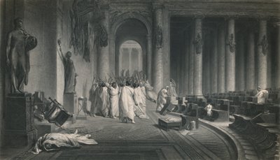 Der Tod Caesars. Julius Caesar, um 1870 von J. C. Armytage