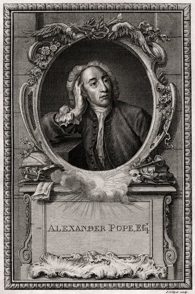 Alexander Pope, 1774 von J. Collyer