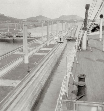 SS Orbita, Panamakanal, Panama, 20. Jahrhundert von J. Dearden Holmes