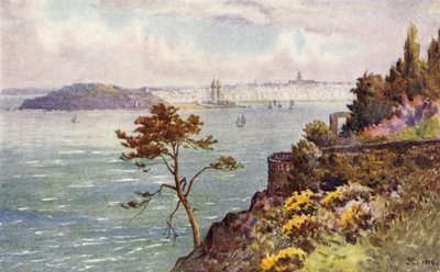 St Servan und Mündung der Rance von Vicomte von J. Hardwicke Lewis