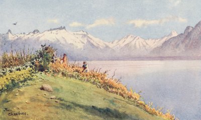 Das Rhonetal von Chexbres von J. Hardwicke Lewis