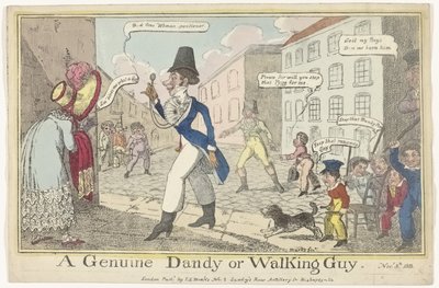 Karikatur des Dandy am Guy Fawkes Day von J. Lewis Marks