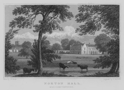 Norton Hall, Northamptonshire von John Preston Neale