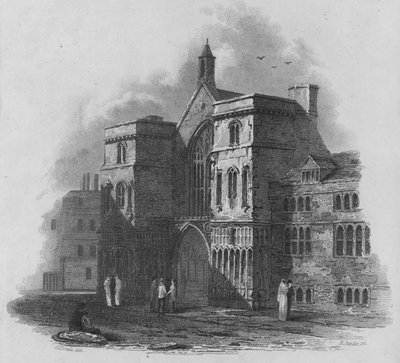 Westminster Hall (Stich) von John Preston Neale