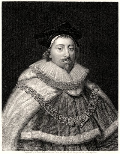 Sir Edward Coke, Recorder von London, 19. Jahrhundert von J. Posselwhite