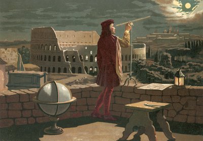 Kopernikus beobachtet in Rom eine Mondfinsternis von J. Presno