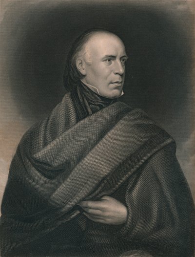 Allan Cunningham 1784-1842, schottischer Dichter und Autor, 1840 von J. Thomson