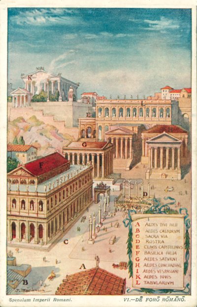 Forum Romanum, antikes Rom von J. Williamson