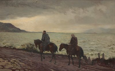 Don Quijote und Sancho Panza von Jacek Malczewski