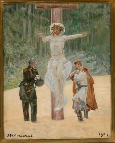 Versöhnung (Symbolische Szene aus dem Aufstand von 1863) von Jacek Malczewski