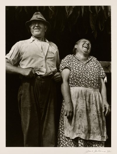 Herr und Frau Andrew Lyman, polnische Tabakbauern und FSA-Klienten, Windsor Locks, Conn. von Jack Delano