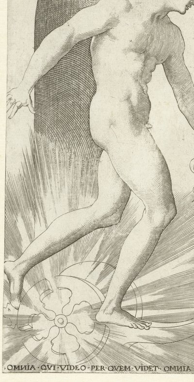 Apollo mit Lorbeerkranz auf einem Wagen von Jacob Binck
