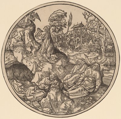 Die Agonie im Garten von Jacob Cornelisz van Oostsanen