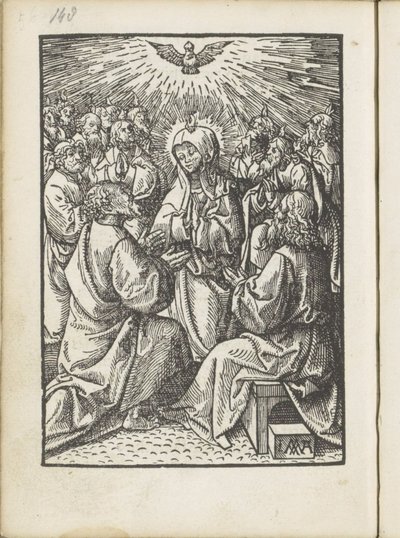 Ausgießung des Heiligen Geistes von Jacob Cornelisz van Oostsanen