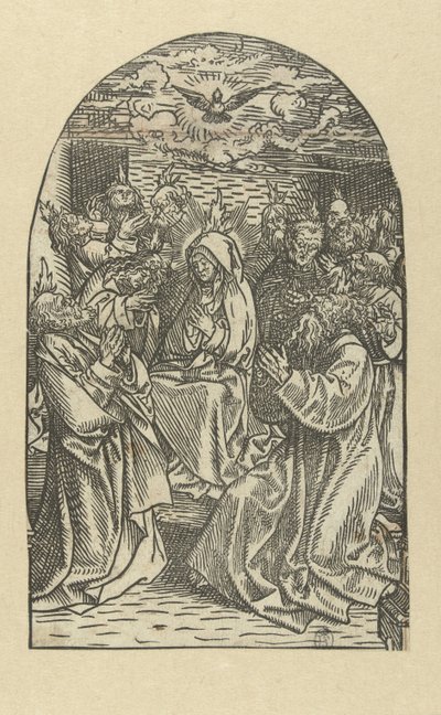 Ausgießung des Heiligen Geistes von Jacob Cornelisz van Oostsanen