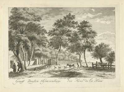 Landschaft in der Umgebung von Den Haag von Jacob Groenendijk