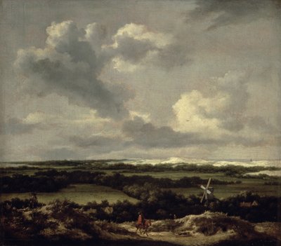 Landschaft mit Dünen bei Haarlem von Jacob van Ruisdael