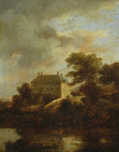Landschaft mit Landhaus von Jacob van Ruisdael