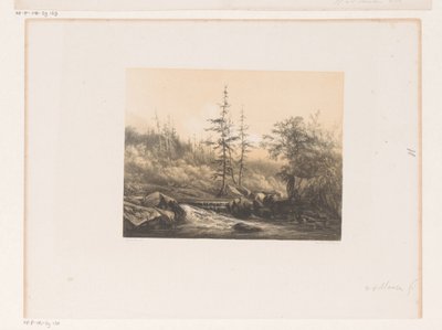 Waldlandschaft mit Fluss von Jacob Jan van der Maaten (attributed to)