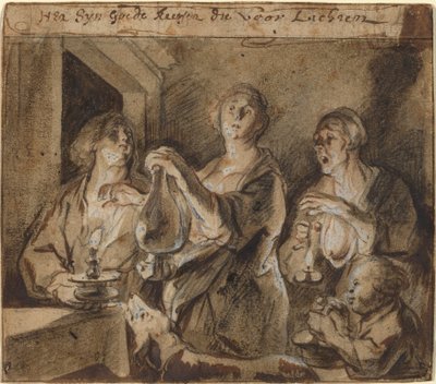 "Es sind gute Kerzen, die den Weg erleuchten" von Jacob Jordaens