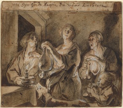 Es sind gute Kerzen, die den Weg erleuchten von Jacob Jordaens