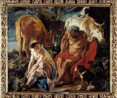 Merkur und Argus von Jacob Jordaens