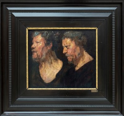 Studien des Kopfes von Abraham Grapheus (c.1620-1621) von Jacob Jordaens