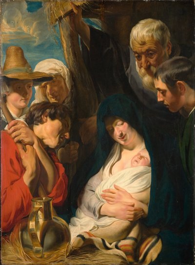 Die Anbetung der Heiligen Drei Könige von Jacob Jordaens