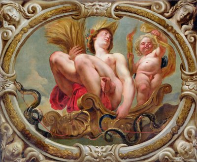 Jungfrau, aus den Tierkreiszeichen von Jacob Jordaens