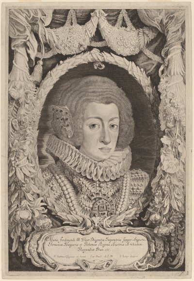 Maria Anna von Spanien von Jacob Louis after Pieter Claesz Soutman