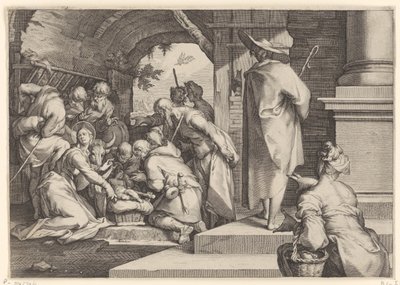 Anbetung der Hirten von Jacob Matham