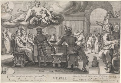 Abend (Vesper) von Jacob Matham