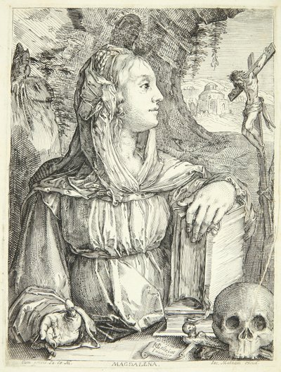 Die reuige Maria Magdalena von Jacob Matham