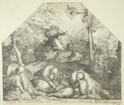 Jesus im Garten Gethsemane von Jacob Matham