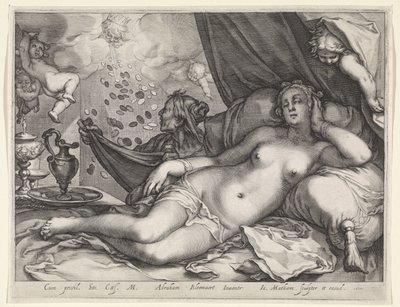 Jupiter und Danaë von Jacob Matham