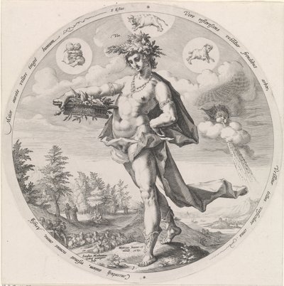 Frühling (Ver) Die vier Jahreszeiten (Serientitel) von Jacob Matham
