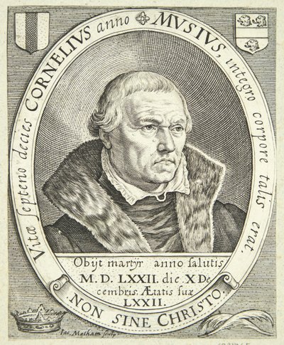 Porträt von Cornelis Musius von Jacob Matham