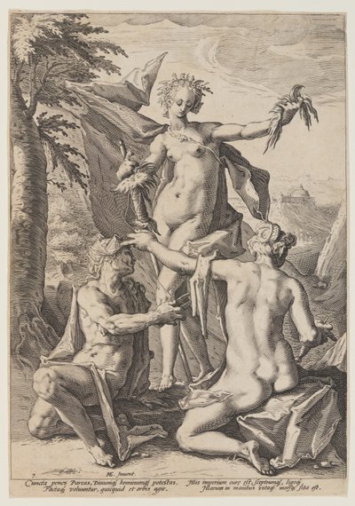 Die Schicksalsgöttinnen von Jacob Matham