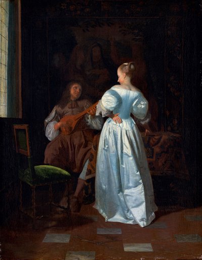 Die Serenade, ca. 1669 von Jacob Ochtervelt