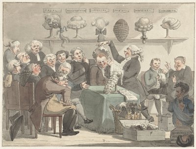 Männer, die Perücken anprobieren von Jacob Smies