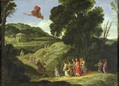 Merkur und Herse, ca. 1605-08 von Jacob Symonsz Pynas or Pinas