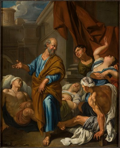 Hl. Petrus heilt die Kranken von Jacob Toorenvliet