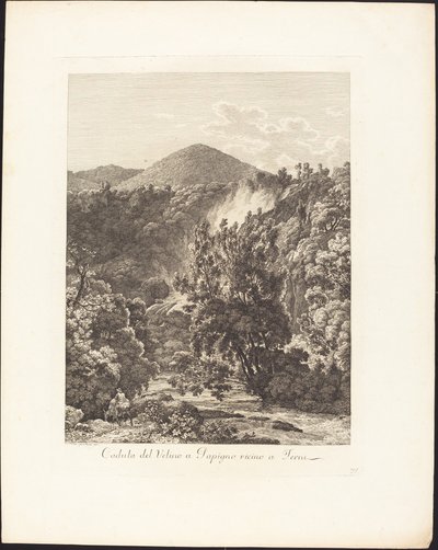 Caduta del Velino a Papigno, vicino a Terni von Jacob Wilhelm Mechau