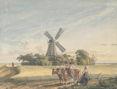 Landschaft, 1785 von Jacob Wilhelm Mechau